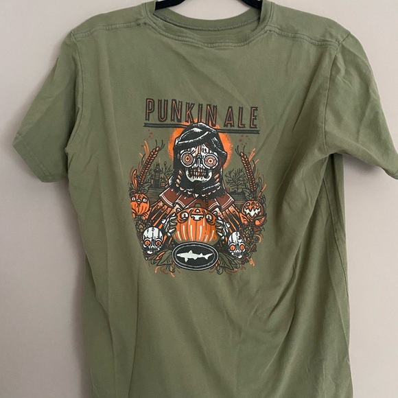 Men's Olive Green T-Shirt - Picture 3 of 5